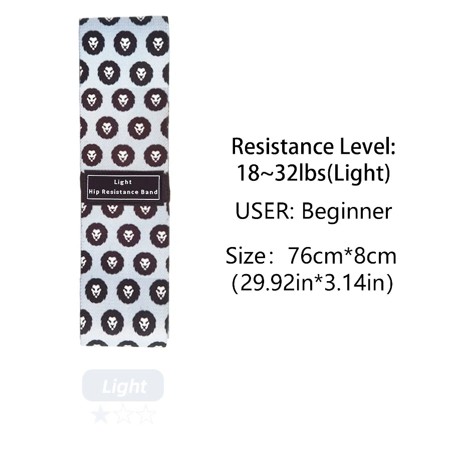 Resistance Bands Fitnessband, Fitnessbänder Stoff Widerstandsbänder für Krafttraining Muskelaufbau Hip Beintraining, Gymnastikband für Workout Yoga Pilates