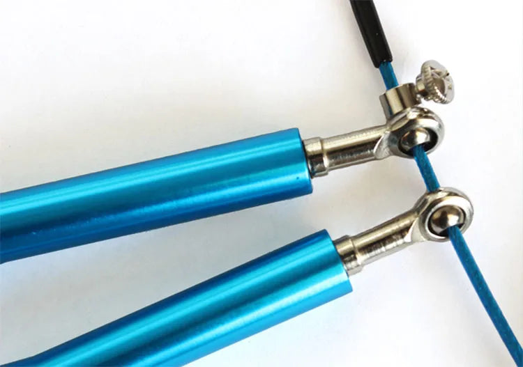 Springseil Speed Rope - Verstellbares Stahlseil 3m für Fitness, Boxing & Gym Training