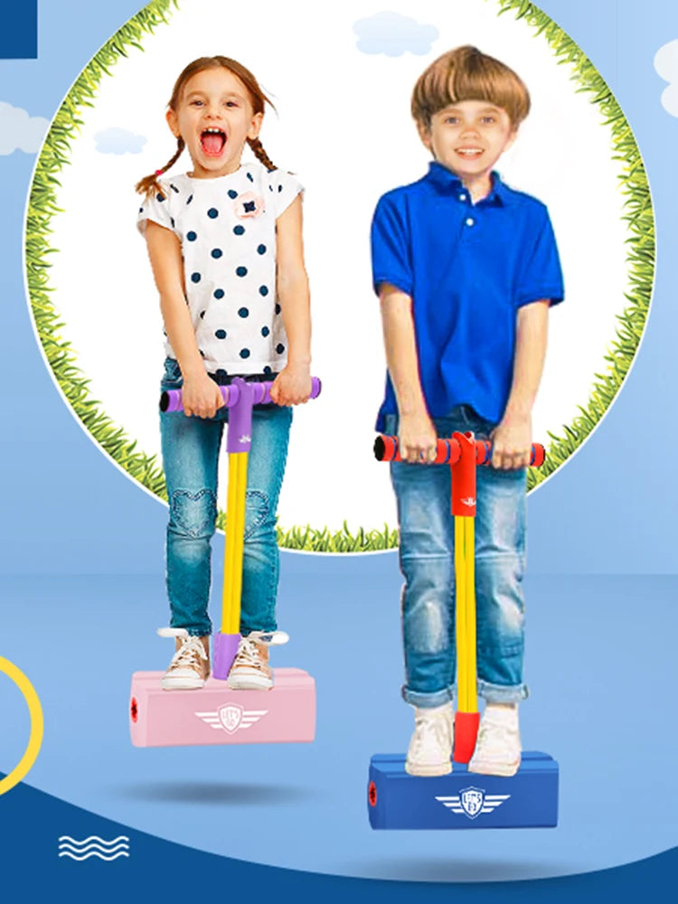 Frosch Hüpfstab für Kinder - Balance Trainer & Sprungtrainer für Indoor & Outdoor