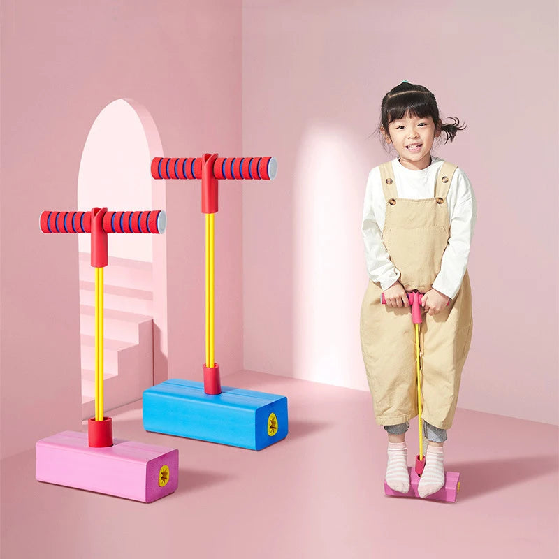 Frosch Hüpfstab für Kinder - Balance Trainer & Sprungtrainer für Indoor & Outdoor