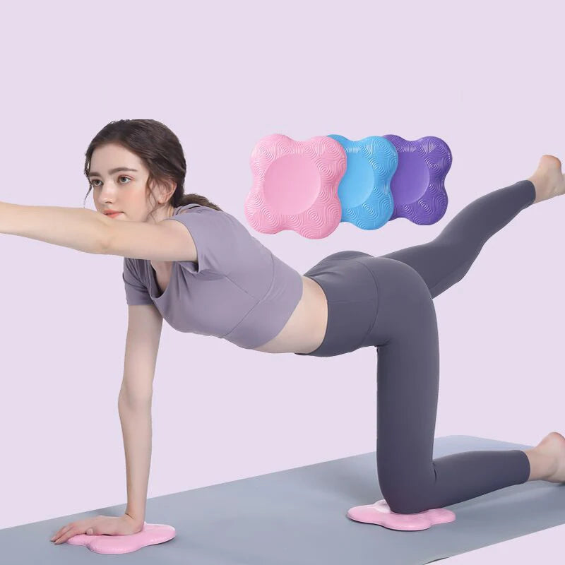 Pilates Knieschoner 2er Set - Rutschfeste TPE Schaumstoff Pads für Yoga & Fitness