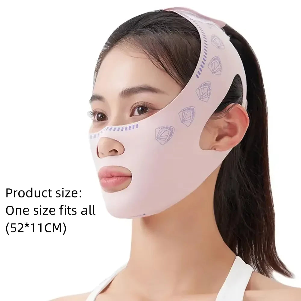 V-Line Gesichts-Lifting-Maske - Anti-Falten Kinn & Wangen Bandage für Nacht